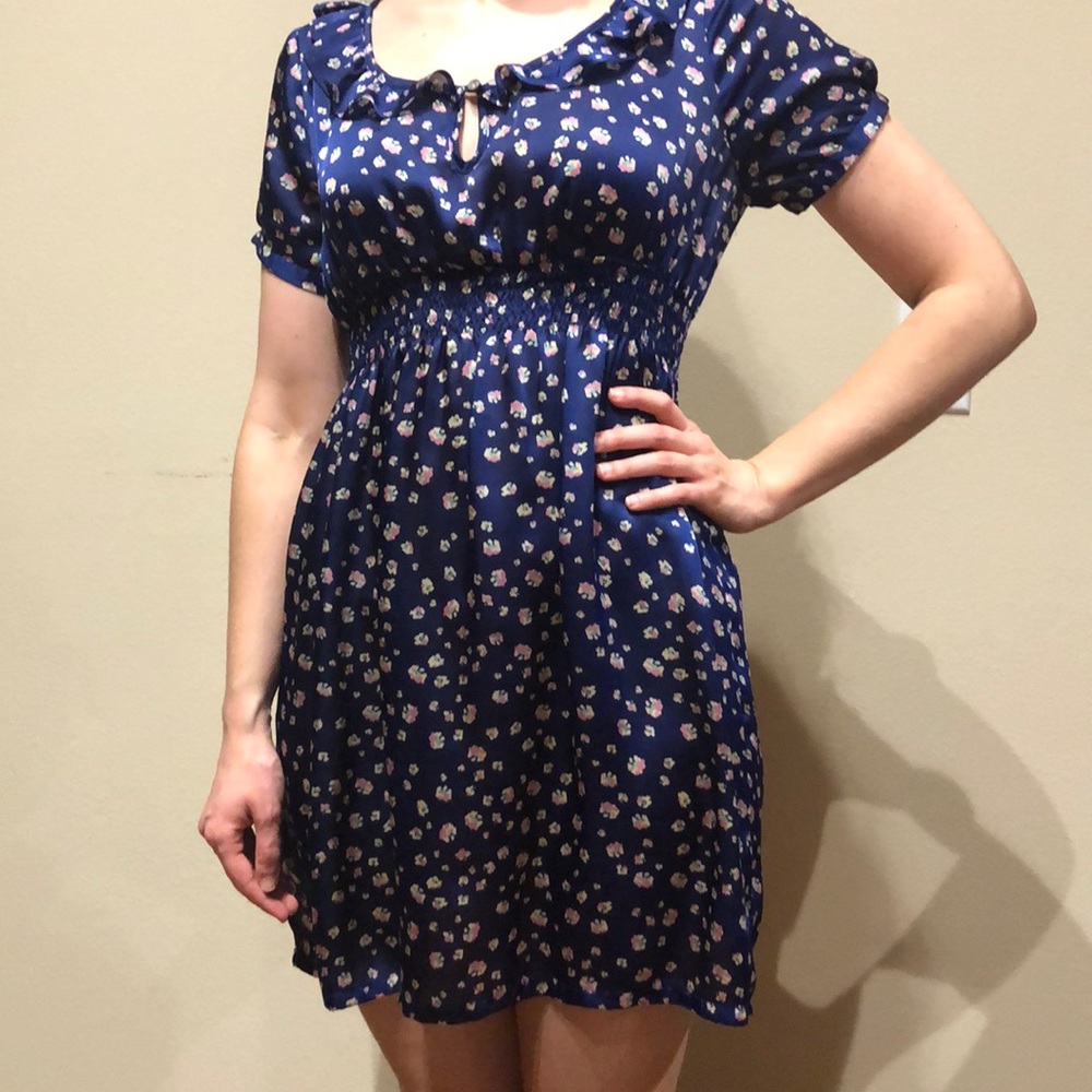 Blue Floral Dress